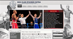 Desktop Screenshot of boxclubnitra.sk